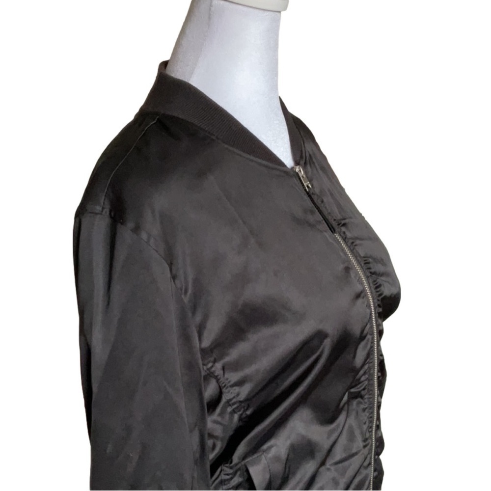 Lucky Brand Ruched Bomber Jacket - Picture 5 of 13